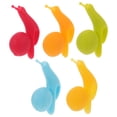 thumbnail image 2 of KAKOWELY 5 marcadores de vino con forma de caracol, de silicona, portátiles, para identificar bebidas, con diseño de dibujos animados., 2 of 5