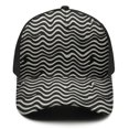 thumbnail image 2 of Design Pattern Baseball Cap – Stylish Spliced Design Adjustable Trucker Hat with Full Print Front & Brim, Breathable Cotton Blend Snapback for Sports, Travel & Daily Wear, 2 of 3