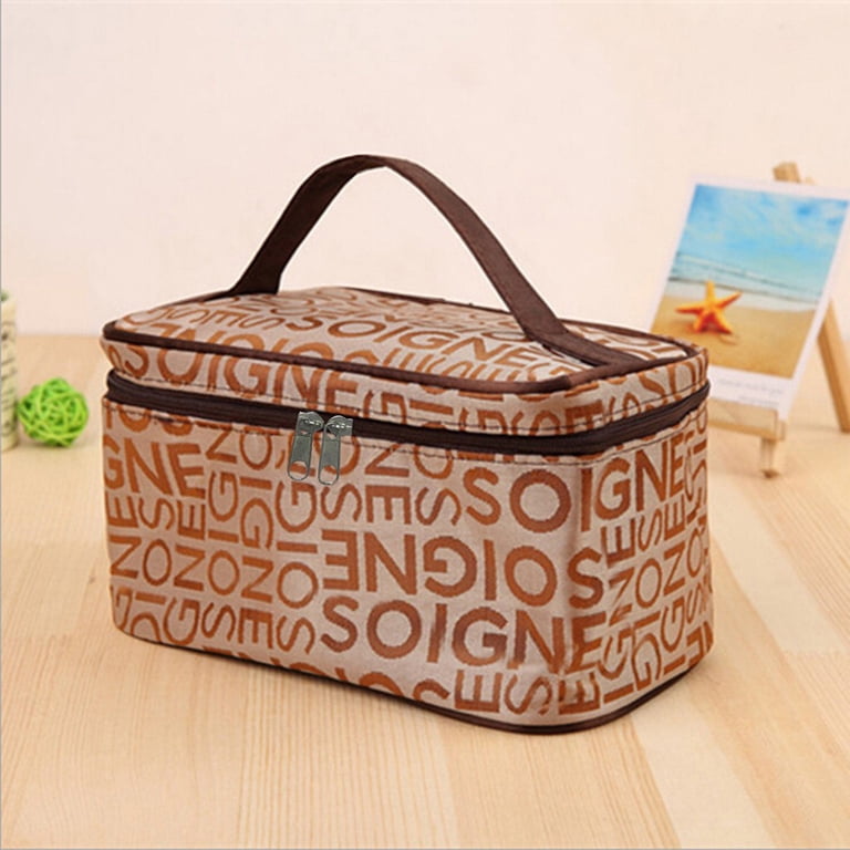 habe x large travel makeup bag HBselect Quilted Bag, 3Pcs Cotton Makeup Bags Organizer or camping Xoxingysm Makeup Bag,Cosmetic Bag,Letter Cosmetic