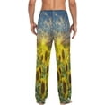 thumbnail image 3 of Field Of Flowerings Sunflowers Men's Pajama Pants Lightweight Sleepwear Bottom Lounge Pants, 3 of 6