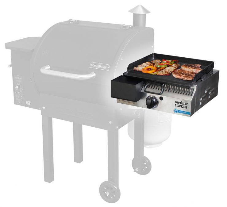 Camp Chef Sidekick - Single 14" Propane Side Burner Accessory For Pellet Grill With Griddle - Walmart.com