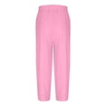 thumbnail image 6 of Stylish Girls Cropped Trousers for Everyday Comfort Soft Wide Leg Capri Pants with Pockets Spring Summer Wear Tween Kids Summer Soft Comfy Cute Teen Basic Pants, 6 of 6