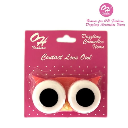 Coach Contact Lens Case OH Fashion Contact Lens Case Owl style, Red travel case , 1 pc, eyecare , contact lens , contact storage ()
