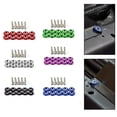 thumbnail image 2 of 10 Pcs Rondelles et Boulons M6 Écrou de Pare-Chocs Vis de Moteur de Voiture Violet, 2 of 5