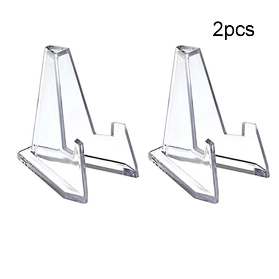 2/10/20PCS Acrylic Commemorative Coin Display Stand Transparent Versatile Triangle Display Stand Capsule Collecting Holder