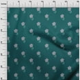 thumbnail image 2 of oneOone Organic Cotton Poplin Twill Fabric Leaves & Floral Block Print Sewing Fabric BTY 42 Inch Wide, 2 of 4