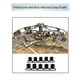 thumbnail image 4 of 10pcs Herramienta de Pinzas Zulema Abrazadera de Gancho para Tienda Al de Resistencia Negro 2,5 Cm Clips de tienda de campaña, 4 of 7