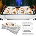 thumbnail image 5 of Bingfone Squirrel Car Windshield Sun Shade Protector Keep Your Vehicle Cool Sun Shield Visor Cover Foldable for Car Truck SUV-Small, 5 of 8