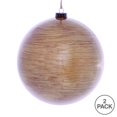 thumbnail image 2 of Vickerman MC197391 8 in. Brown Wood Grain Ball Ornament - 2 per Bag, 2 of 3