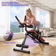 thumbnail image 4 of Foldable Ab Machine, Ab Workout Equipment, Abdominal Trainers for Home, LCD Display, Red, 4 of 8