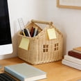 thumbnail image 4 of Easter Basket,Handwoven Storage Basket - Natural Woven Laundry & Organization Basket for Home|Durable Lightweight Shelf Basket for Living Room, Bedroom Decor(A), 4 of 7