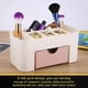 thumbnail image 5 of Multifunctional Desk Desktop Organizer Drawer Stationery Holder Makeup Storage Box Home Pink, 5 of 5