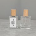 thumbnail image 2 of Botella de perfume de 50 ml, portátil, cuadrada, de vidrio de 30 ml, de gran capacidad, de repuesto, vacía, de nogal, 2 of 6