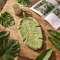 thumbnail image 6 of Cute Leaf Shaped Hanging Hand Towel, Absorbent Soft Plush Fingertip Towel with Hanging Loop, Decorative Plant Hand Towel, for Kitchen, Bathroom and Living Room, 6 of 6