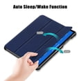 thumbnail image 2 of Dteck Slim Fit Case For Lenovo Tab M10 Plus, Lightweight Slim Shell Tri-Fold Stand Cover with Auto Sleep/Wake For Lenovo Tab M10 Plus TB-X606F / TB-X606X 10.3" FHD Android Tablet, Dark Blue, 2 of 9