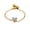 Heart Blue, variant on Gemstone Chain Rings for Women Link Open Adjustable Stainless Steel Teardrop Circle Square Heart Cubic Zirconia Unique Personalized Gold Plated Simple Cute CZ Dainty Jewelry Square Red