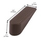 thumbnail image 3 of Topes de goma para puertas, protectores, color café, 4 unidades, 3 of 5