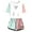 Z01 Pink, variant on Short Sleeve Pajamas Set For Girls Size 10 12 Toddler 2 Pcs Loungewear Set Tie Dye Outfits Preppy Pajamas Kids Top and Bottom Sleepwear Set Trending Pj Sets M#Green 11-12 Years
