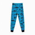 thumbnail image 5 of NOLDARES Toddler Baby Boys Fall Winter Clothes Set Long Sleeve Sweatshirt and Pants Outfit 2 Piece Casual Clothing(Blue,3-4 Y), 5 of 7