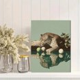 thumbnail image 2 of Qisvanset Leopard And Billiard Balls Canvas Print 15.75x11.81 Inches, 2 of 8