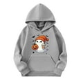 thumbnail image 4 of Byoo Halloween Hoodie for Girls Cute Cartoon Ghost Print Soft Pullover Hooded Sweatshirt, 4 of 4