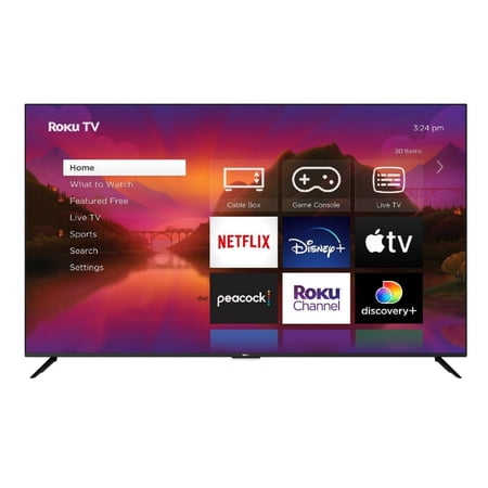 Restored Roku 43" Select Series 4K HDR Smart Roku TV with Roku TV Remote - 43R4A4 (Refurbished)
