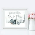 thumbnail image 4 of Koyal Wholesale Unframed Winter Snowy Woodland Forest Watercolor Party Sign, Please Leave Your Wishes New Mr. & Mrs., 4 of 4