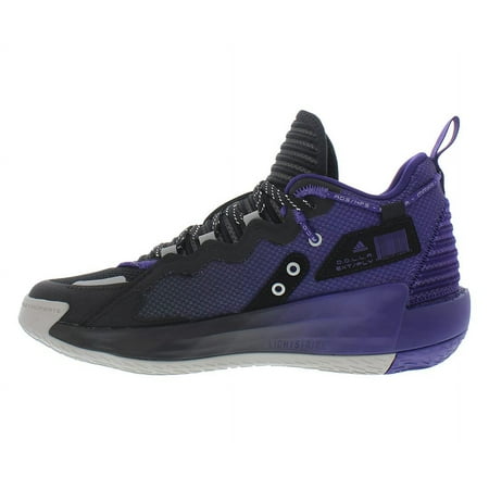 adidas Sm Dame 7 Extply Unisex Shoes Size 12.5, Color: Black/Purple