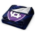 thumbnail image 2 of College of The Holy Cross Logo Fleece Blanket, Very Soft Microfiber Flannel Blanket for Couch Warm and Cozy for All Seasons, 2 of 6