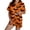 40-Multicolour, variant on ibiyuan Womens Silk Pajama Sets 2 Piece Cartoon Ghost Pumpkin Satin Pj Set Button-Down Silk Pj Set Notch Collar Sleepwear with Elastic Waist Shorts Soft Comfy Cozy Loungewear Sets
