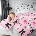thumbnail image 3 of Erosebridal Witch Ghost Twin Comforter Sets 2pcs,Cute Halloween Bedding Set,Hot Pink,Reversible,1 Comforter and 1 Pillowcase, 3 of 6
