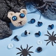 thumbnail image 4 of 20pcs Luminous Dragon Craft Safety Eyes 22mm Luminous Safety Craft Eye Dragon Eye Plastic & Glass Craft Eyes Half Round Safety Eyes for Puppet Plush Bear Decor Royal Blue, 4 of 6