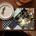 thumbnail image 4 of Pioneer Flower Floral Print Pattern Summer Placemats Table Placemats Set Of 6-Linen Kitchen Washable Placemats Table Mats 12x18 Inch Non-Slip Heat Resistant, 4 of 5