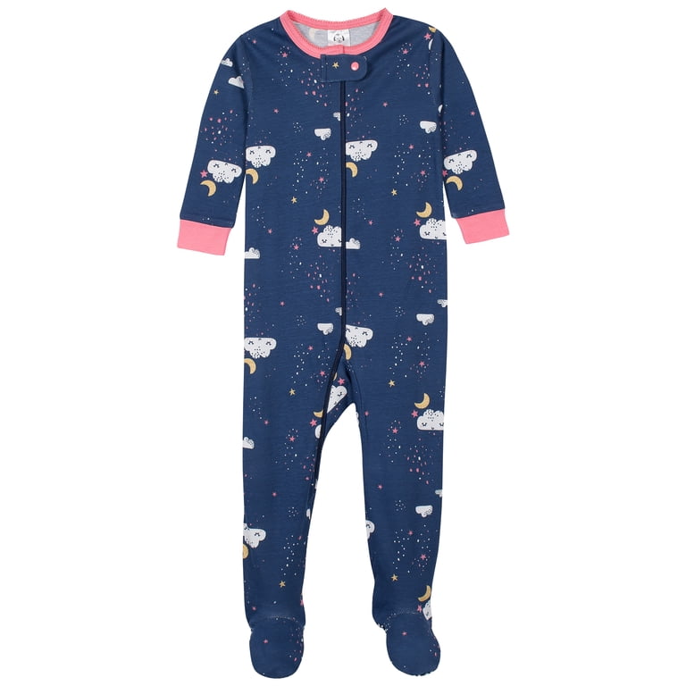Gerber Baby Snug Fit Footed Pajamas 4-Pack photo 5
