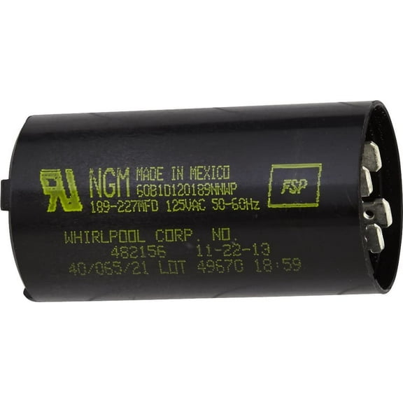 Genuine Whirlpool WP482156 Start Capacitor Washer