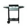 thumbnail image 3 of Nexgrill Outdoor Cooking 2 Burner Propane Griddle Grill, 21.65" x 15" 323sq.in Portable Gas Griddle grill, Flat Top for Camping, Patio, Cart with Wheel, Side Shelves with Hooks, Black and Silver, 3 of 4