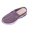 thumbnail image 2 of Ladies Breathable Mesh Soft Sole Closed Toe Orthopedic Shoes for Women Summer Fashionable Versatile Casual Trendy Shoes Purple 7 [EU-38], 2 of 6