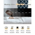 thumbnail image 5 of Lake Blue Morocco Blackout Curtains 96 Inches Length, Farm Country Moroccan Geometric Plaid Window Treatment Thermal Insulated Drapes for Bedroom Living Room 2 Panels 104x96 Inches, 5 of 8