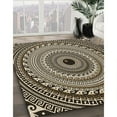 thumbnail image 3 of Ahgly Company Machine Washable Indoor Rectangle Transitional Midnight Gray Area Rugs, 7' x 9', 3 of 7