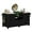Black, variant on 66.5" Outdoor Grill Cart, Solid Wood Kitchen Island with Stainless Steel Top, Drawer, Compatible with up to Large Big Green Egg, Kamado, Joe for Barbecue Outdoor Gathering（Black ）