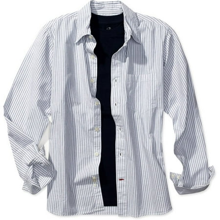 No Boundaries - Men's Long-Sleeve Button-Down Shirt with Tee