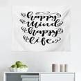 thumbnail image 1 of Saying Tapestry, Classic Monochrome Cursive Style Written Learn to Create Your Dream Text Graphic, Fabric Wall Hanging Decor for Bedroom Living Room Dorm, 2 Sizes, Black White, by Ambesonne, 1 of 1