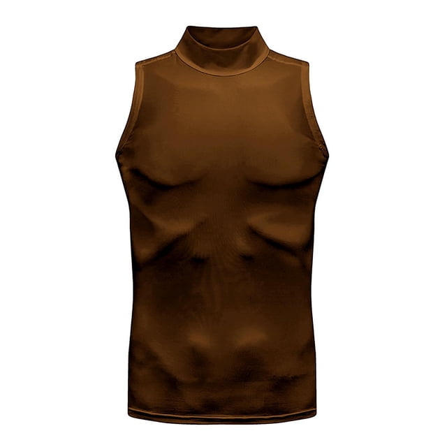 Gilet Ajusté de Sport Décontracté de Mode pour Homme, Uni