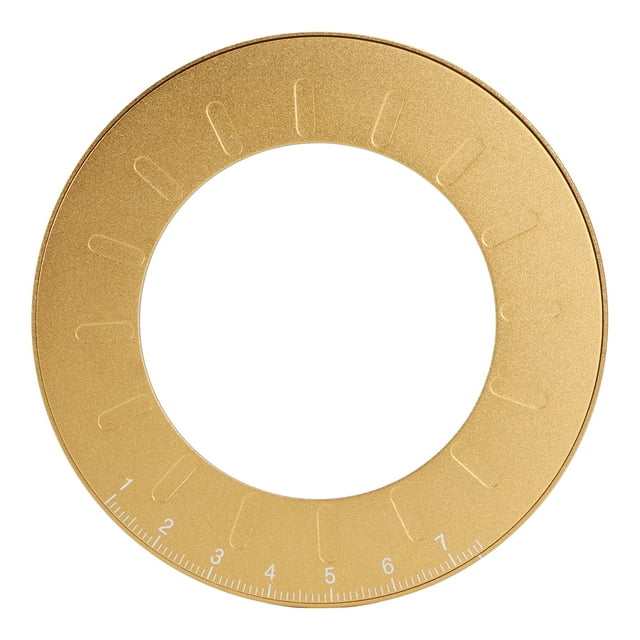 Herramienta de dibujo circular de 12,5 cm, herramienta de medición redonda flexible, plantilla de pintura de acero inoxidable