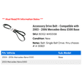 thumbnail image 2 of Accessory Drive Belt - Compatible with 2003 - 2006 Mercedes-Benz E500 Base - Gates, 2 of 2