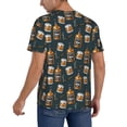 thumbnail image 2 of Lsque Cigar Pattern Mens Polo Golf Shirts Funny Graphics Shorts Sleeve Button Shirts Baseball T-shirt-4X-Large, 2 of 7