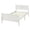 White, variant on Tcbosik Full Size Platform Bed with Headboard and Footboard, Wood Bed Frame with Slat Support for Home Bedroom, Espresso