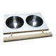 thumbnail image 5 of Comedero para pájaros, taza, soporte de percha de madera extraíble, comedero colgante, comedero para pájaros Doble ranura, 5 of 9