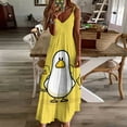 thumbnail image 3 of Fun And Playful Duck Sleeveless Dress for Women Clothing Female Women's Summer Skirt, 3 of 7