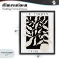 thumbnail image 4 of Stupell Industries Eclectic Le Jardin Paris Botanicals Black Floating Frame Canvas Art, 17 x 21, by Natalie Carpentieri, 4 of 8